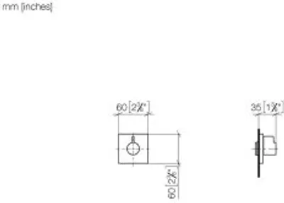 Produktbild von Dornbracht 36607985-27 Unterputzvent. SYMETRICS 36607985