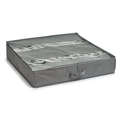 Image de Zeller Boîte de rangement pour chaussures, flexible, gris, 60 x 60 x 13 cm, 14610