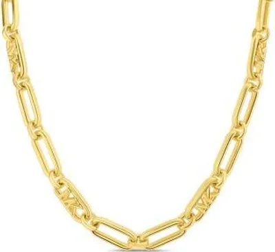 Immagine prodotto di Michael Kors catena a maglie con logo MK placcato oro MKJ828400710