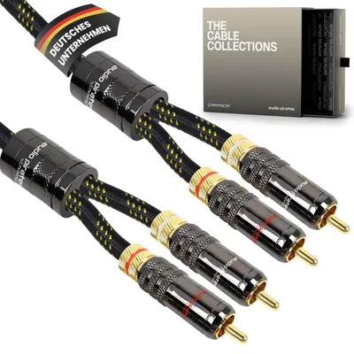 Productafbeelding van Cinch-kabel 2x RCA-stekker op 2x RCA-stekker, audiokabel - 10 meter