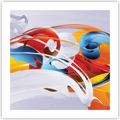 Produktbild von Poster - Poster ohne Rahmen - Abstraktion modern - 50x50 cm - Wand Bild - Wanddeko - Wandbilder - Kunstposter - Wandposter - Bilder - Kunstdruck - Wanddekoration - Wandbild - P2XAC50x50-3529