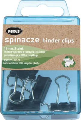 Produktbild von Klipy biurowe Rexus do papieru 8 sztuk