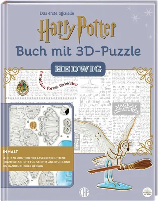 Produktbild von Harry Potter - Hedwig - Das offizielle Buch mit 3D-Puzzle Fan-Art