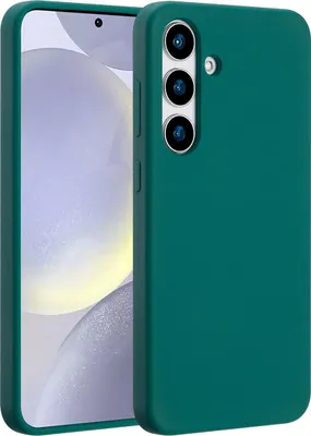 Productafbeelding van Accezz Liquid Silicone Backcover met MagSafe voor de Samsung Galaxy S25 Plus - Forest Green
