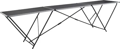 Produktbild von "2026 Promotion" Tapeziertisch Klappbar MDF und Aluminium 300×60×78 cm - Esstische CC672