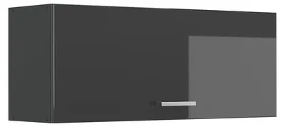 Produktbild von Hängeschrank Vicco R-Line Anthrazit Hochglanz/Anthrazit 100 cm Flach, Model 63158