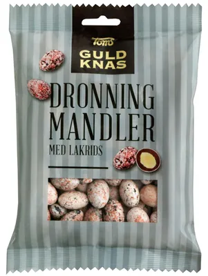 Produktbild von Toms Dronning Mandler Med Lakrids 220g