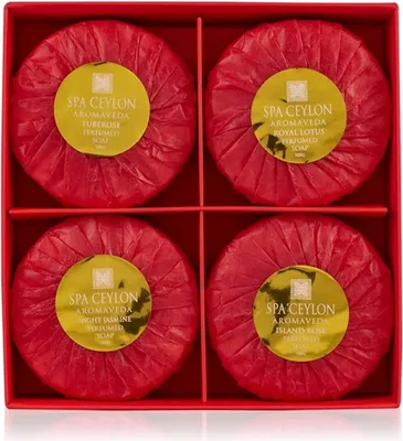 Zdjęcie produktu dla Ograniczona kolekcja perfumowanych mydeł - 4 sztuki po 100 g