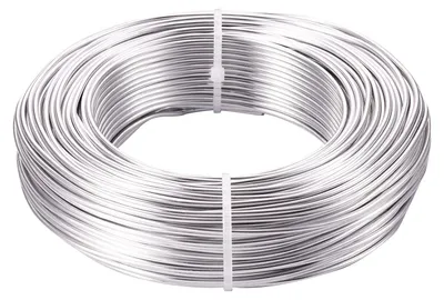 Aluminiumdraht 12 Gauge 2 mm 55 m Silber für DIY