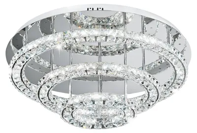 Obrázek produktu pro EGLO Toneria, LED, Žárovky bez možnosti výměny, 4000 K, 7200 lm, IP20, Chrom, Průhledná