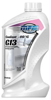 Produktbild von MPM Premium Longlife G13 Kühlmittel Kühlerfrostschutz 1L Rot Antifreeze Fertigmischung G13