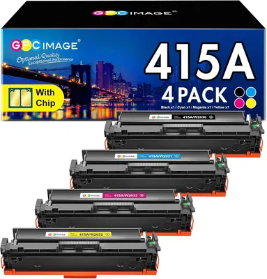 Image de Kit de cartouches de toner - 4 couleurs - rendement élevé jusqu'à 2400 pages - impressions laser nettes