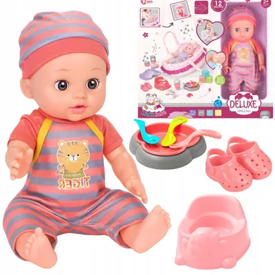 Zdjęcie produktu dla Lalka Bobas Z Akcesoriami Robi Siku Jak Żywa Duża Interaktywna Mówi