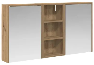 Immagine prodotto di Set di mobili da bagno vidaXL, 3 pezzi, 116 x 16 x 62,5 cm, materiale a base di legno