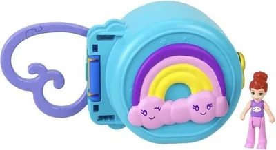 Zdjęcie produktu dla Polly Pocket HRD74, 4 lat(a), Chłopak, dziewczyna, 50 mm, 60 g, Wielobarwny
