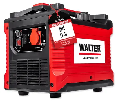 Produktbild von WALTER Inverter Stromerzeuger 1000 W, Notstromgenerator, Notstromaggregat, Stromerzeuger