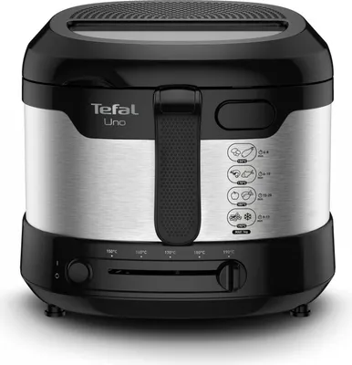 Produktbild von Tefal Uno FF215D frytownica Samodzielna frytownica Czarny, stal nierdzewna