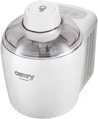 Produktbild von JUNG CAMRY CR4481 Eismaschine mit Kompressor, Selbstkühlend, 90W, 0,3 L Kapazität, für 1-2 Personen, perfekt für Eiscreme, Sorbets & Frozen Yoghurt