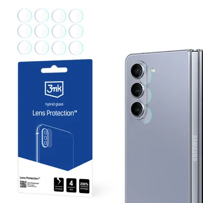 Produktbild von 3mk Hybridglas Lens Protection für Samsung Galaxy Z Fold 5 Kamera Objektiv Kameralinse 6H (4 Stück)