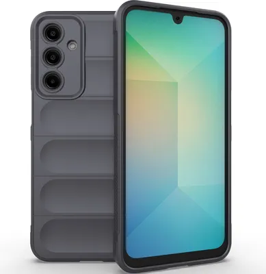 Produktbild von Handyhülle für Samsung Galaxy A16 5G Weich TPU Silikon Stossfest Anti-rutsch Hülle Dunkelgrau