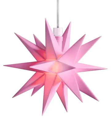 Produktbild von Sterntaler LED-Stern rosa, 1 warmweiße LED, Durchmesser 120 mm