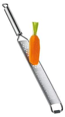 Produktbild von Reibe mit feiner und grober Reibefläche und rutschfestem Fuß