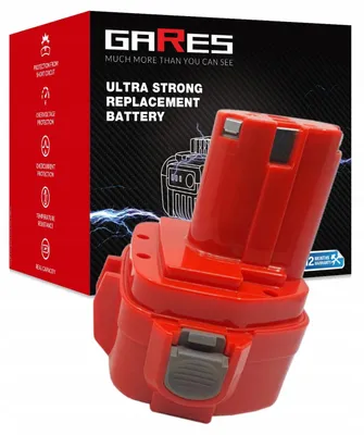 Obrázek produktu pro GARES Akumulátor Baterie pro elektronářadí Makita 6270D 6271D 1222 CELMA 1234 | 12 V 3Ah | Výkonné články High-Performance Premium náhrada | Vysoký výkon a odolnost |