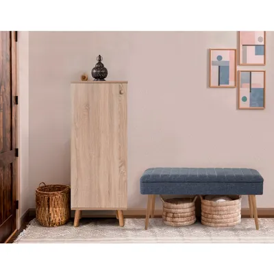 Produktbild von Skye Decor, Vegas Sonomo - 200 - 1048, Flurmöbel-Set, Sonomo, 100 % MELAMINBESCHICHTETE SPANPLATTEN, 50 x 38 x 135 cm