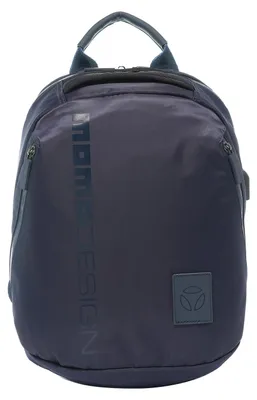 Productafbeelding van Batoh Momo Design, blauw, met ritsen en nylon handgrepen, 29x36x16 cm, kleur: blauw, model: UNICA MO-01IC-_BLUE_MATT