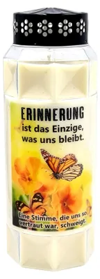 Produktbild von Design Premium Grablicht 15 Tage "Erinnerung..."
