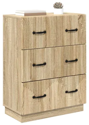 Immagine prodotto di vidaXL Cassettiera in rovere Sonoma 66 x 34,5 x 87 cm in materiale derivato dal legno