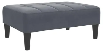 Produktbild von vidaXL Fußhocker Dunkelgrau 77x55x31 cm Samt