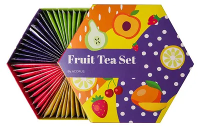 Image de ACORUS Fruit tea set 135g (60 sachets, collection de thé)