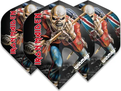 Immagine prodotto di Winmau Rhino Iron Maiden "The Trooper" Standard Flights