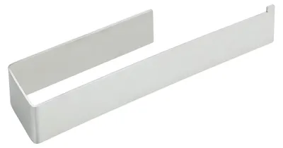 Image de Porte-serviettes sans perçage, barre en acier inoxydable 304 de 25 cm à coller pour la salle de bains et la cuisine, design moderne (brossé)