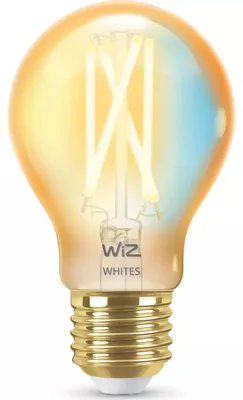 Obrázek produktu pro WiZ Žárovka s tradičním vzhledem, oranžová 50 W A60 E27, Chytrá žárovka, Wi-Fi/Bluetooth, Jantar, Wi-Fi 4 (802.11n), 802.11b, 802.11g, LED, E27