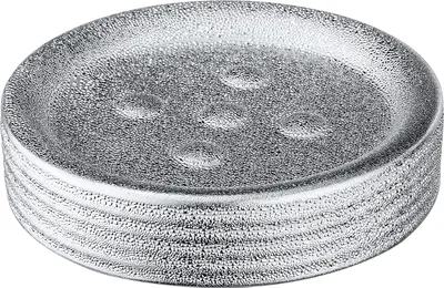 Produktbild von Seifenablage Polaris Juwel Silber Keramik