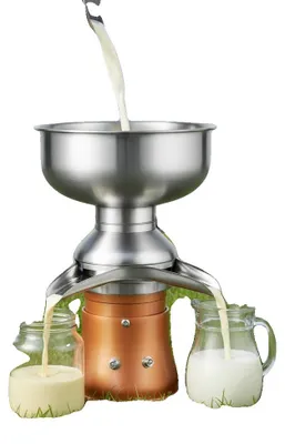 Produktbild von Milchseparatormaschine, 30W Leistung, 100-240V Spannung, 5L Schüsselkapazität, 9800-11000 U/min Walzengeschwindigkeit, einstellbares Verhältnis 1:4 bis 1:10