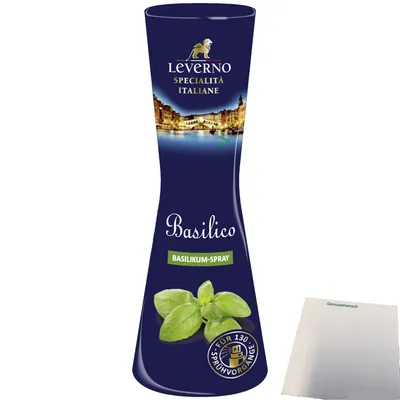 Produktbild von Leverno Basilico Basilikum-Spray (40ml Flasche) + usy Block