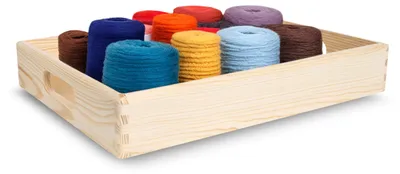 Productafbeelding van Creative Deco Grote Effen Houten Doos Kist Ongeverfd, 40 x 30 x 6,5 cm
