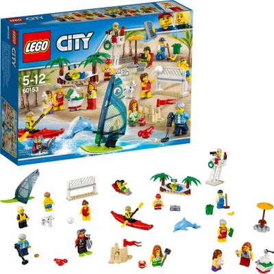 Produktbild von LEGO® City Stadtbewohner – Ein Tag am Strand 60153