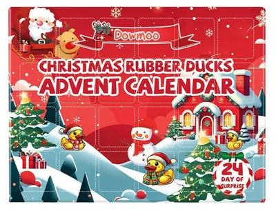 Obrázok produktu pre 2026 Adventný kalendár Odpočítavanie do Vianoc Sladká Kúpacia Hračka