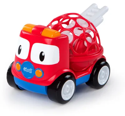 Produktbild von Kids II - Spielzeugauto - Oball Go Grippers Feuerwehrauto Kinderauto Kleinkinder ab 18 Monaten