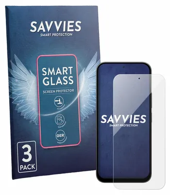 Produktbild von 3x Savvies Schutzglas Folie für Xiaomi Redmi 17 5G 9H Panzer Schutzfolie Glas Displayschutz klar transparent