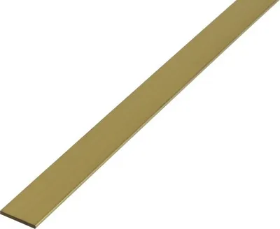 Produktbild von Flachstange Messing 10x2 mm, 1 m