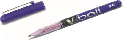 Produktbild von Tintenroller V-Ball 05 0,3 violett Packung mit 12 Stück