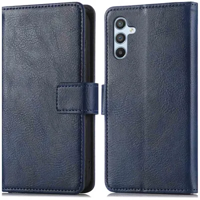 Obrázok produktu pre imoshion Luxe Bookcase pre Samsung Galaxy A54 (5G) - tmavomodrý