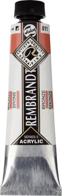 Immagine prodotto di Tubo di colore acrilico Rembrandt 40 ml bronzo 811