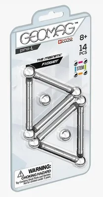 Obrázek produktu pro Geomag Pro-L GM020, Hraka s neodymovm magnetem, 8 rok/roky, Plast, Stbrn