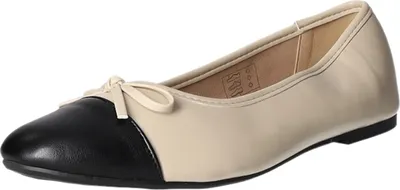 Produktbild von living UPDATED Damen-Ballerina Beige Schwarz, Farbe:beige/schlamm, EU Größe:37